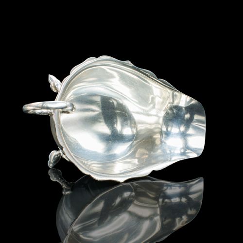 TRIO OF ANTIQUE SAUCE DISHES ENGLISH SILVER PLATED CONDIMENT POTS EDWARDIAN - ADDITIONAL PHOTO 4