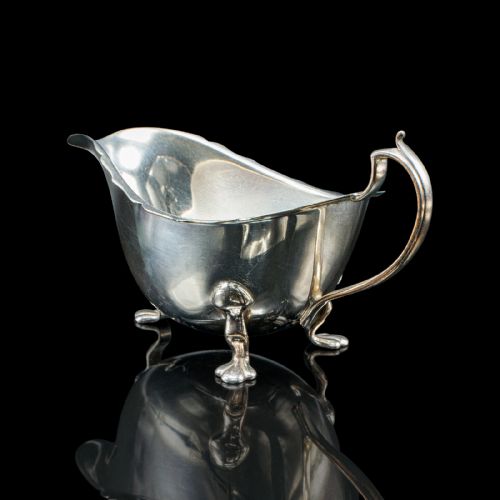 TRIO OF ANTIQUE SAUCE DISHES ENGLISH SILVER PLATED CONDIMENT POTS EDWARDIAN - ADDITIONAL PHOTO 8