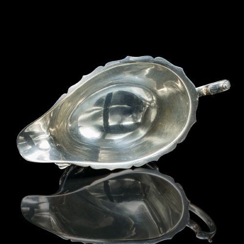 TRIO OF ANTIQUE SAUCE DISHES ENGLISH SILVER PLATED CONDIMENT POTS EDWARDIAN - ADDITIONAL PHOTO 9