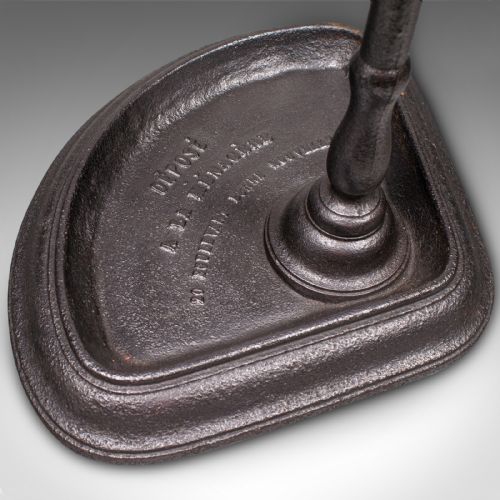 ANTIQUE CORNER UMBRELLA STAND FRENCH CAST IRON HALLWAY DRYING RACK VICTORIAN - ADDITIONAL PHOTO 7