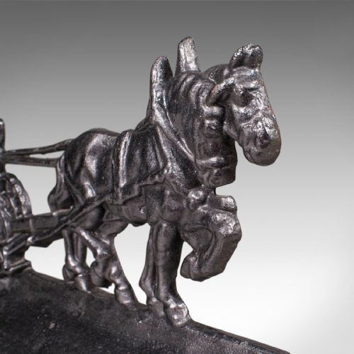 ANTIQUE PLOUGHMAN DOORSTOP ENGLISH CAST IRON FARMHOUSE DOOR KEEPER VICTORIAN - ADDITIONAL PHOTO 7