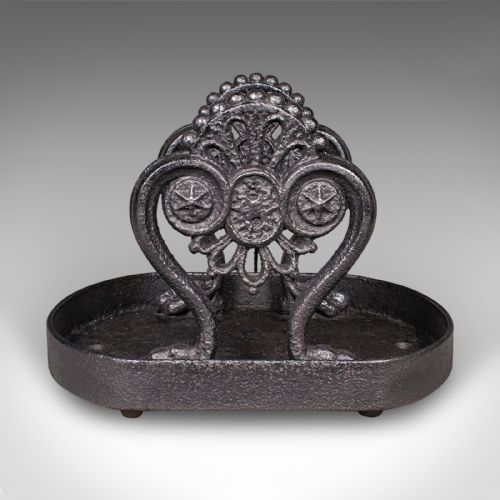 LARGE ANTIQUE TOWNHOUSE BOOT SCRAPER ENGLISH SHOE PULL GEORGIAN CIRCA 1750 - ADDITIONAL PHOTO 3