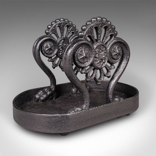 LARGE ANTIQUE TOWNHOUSE BOOT SCRAPER ENGLISH SHOE PULL GEORGIAN CIRCA 1750 - ADDITIONAL PHOTO 7