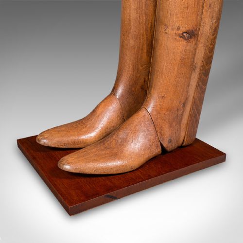 ANTIQUE BOOTMAKERS DISPLAY ENGLISH BEECH RIDING BOOT STRETCHER EDWARDIAN - ADDITIONAL PHOTO 8