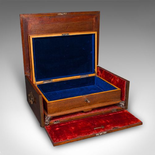 ANTIQUE PRESENTATION INSIGNIA BOX ITALIAN CAMPAIGN CHEST VICTORIAN C1900 - ADDITIONAL PHOTO 2