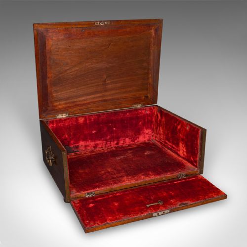 ANTIQUE PRESENTATION INSIGNIA BOX ITALIAN CAMPAIGN CHEST VICTORIAN C1900 - ADDITIONAL PHOTO 3