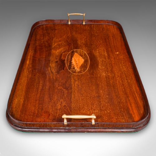 ANTIQUE SERVING PLATTER ENGLISH AFTERNOON TEA TRAY GEORGIAN REVIVAL EDWARDIAN - ADDITIONAL PHOTO 2