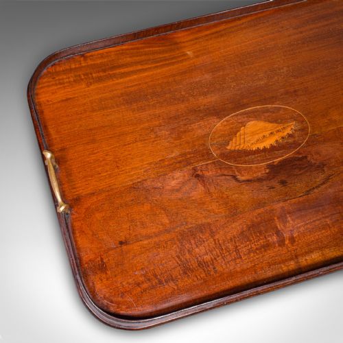 ANTIQUE SERVING PLATTER ENGLISH AFTERNOON TEA TRAY GEORGIAN REVIVAL EDWARDIAN - ADDITIONAL PHOTO 8
