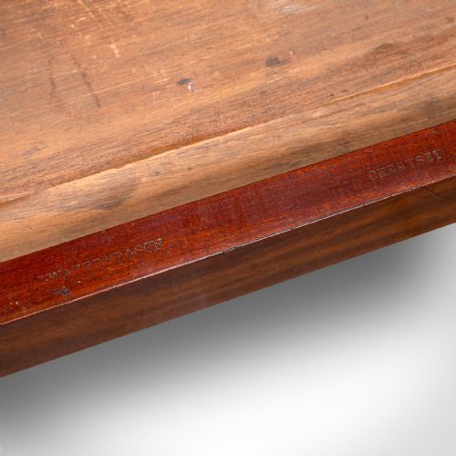 ANTIQUE WRITING DESK ENGLISH SIDE TABLE CORRESPONDENCE STUDY VICTORIAN 1890 - ADDITIONAL PHOTO 9