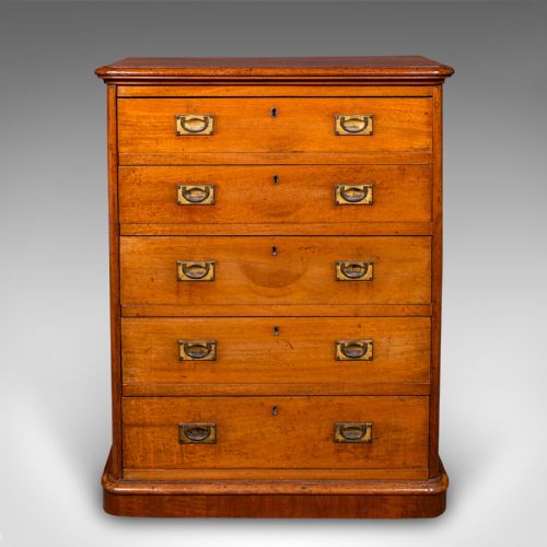 ANTIQUE GENTLEMAN'S SPORRAN CHEST SCOTTISH SOCK DRAWERS VICTORIAN CIRCA 1850 - ADDITIONAL PHOTO 2