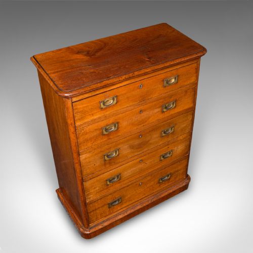ANTIQUE GENTLEMAN'S SPORRAN CHEST SCOTTISH SOCK DRAWERS VICTORIAN CIRCA 1850 - ADDITIONAL PHOTO 6