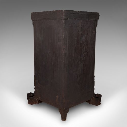 ANTIQUE VERANDA GIN CABINET CEYLON TEAK CORNER CUPBOARD VICTORIAN C1880 - ADDITIONAL PHOTO 3