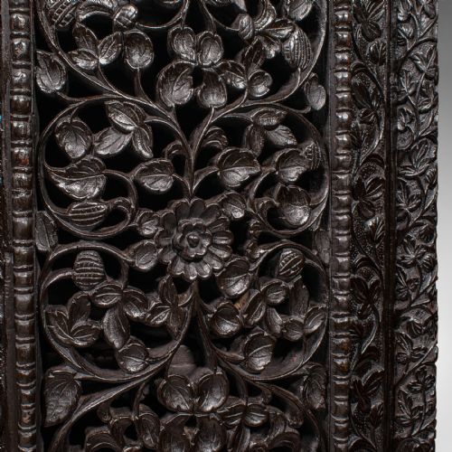 ANTIQUE VERANDA GIN CABINET CEYLON TEAK CORNER CUPBOARD VICTORIAN C1880 - ADDITIONAL PHOTO 7