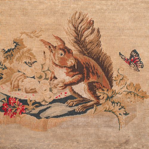 LARGE ANTIQUE 4PANEL PRIVACY SCREEN ENGLISH ROOM DIVIDER NEEDLEPOINT REGENCY - ADDITIONAL PHOTO 9