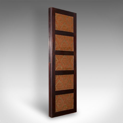 6' 7 TALL ANTIQUE ROOM DIVIDER ENGLISH NEEDLEPOINT PRIVACY SCREEN REGENCY - ADDITIONAL PHOTO 5