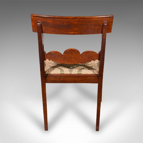 ANTIQUE ELBOW CHAIR ENGLISH DRAWING ROOM SEAT STUDY BEDROOM ARMCHAIR REGENCY - ADDITIONAL PHOTO 5