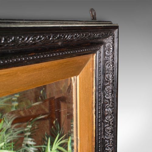 TALL ANTIQUE HALL MIRROR ENGLISH RECEPTION VALET AESTHETIC PERIOD VICTORIAN - ADDITIONAL PHOTO 5