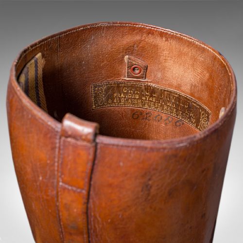 ANTIQUE BOOTMAKERS DISPLAY ENGLISH LEATHER BOOT STRETCHER SET EDWARDIAN - ADDITIONAL PHOTO 8