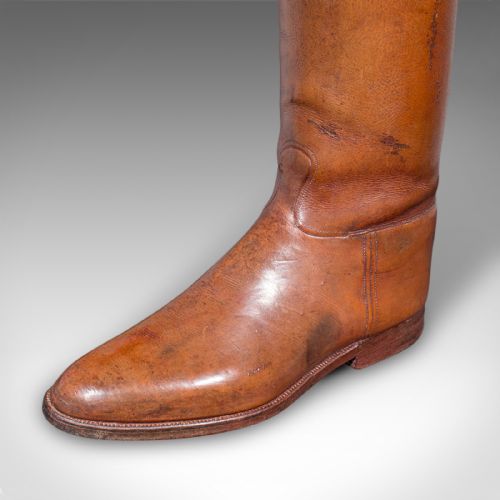 ANTIQUE BOOTMAKERS DISPLAY ENGLISH LEATHER BOOT STRETCHER SET EDWARDIAN - ADDITIONAL PHOTO 10