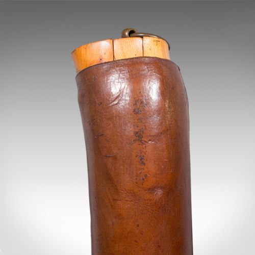 ANTIQUE BOOTMAKERS DISPLAY ENGLISH LEATHER BOOT STRETCHER SET EDWARDIAN - ADDITIONAL PHOTO 11