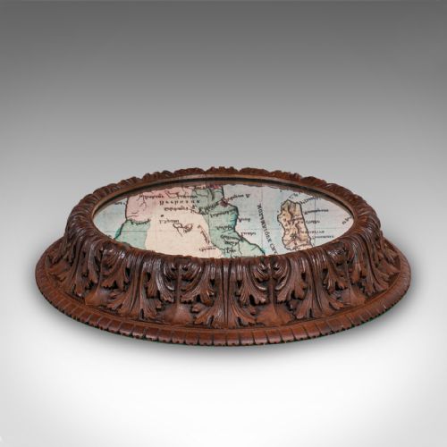 ANTIQUE CAKE DISPLAY STAND GERMAN OAK MIRRORED GATEAU CENTREPIECE VICTORIAN - ADDITIONAL PHOTO 4