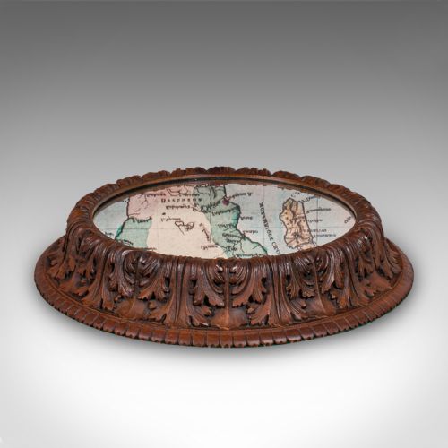 ANTIQUE CAKE DISPLAY STAND GERMAN OAK MIRRORED GATEAU CENTREPIECE VICTORIAN - ADDITIONAL PHOTO 5