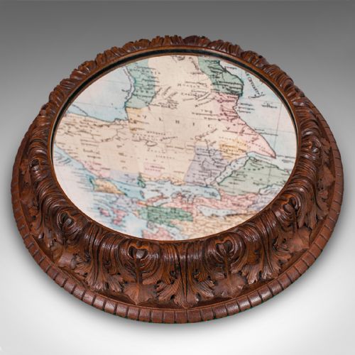 ANTIQUE CAKE DISPLAY STAND GERMAN OAK MIRRORED GATEAU CENTREPIECE VICTORIAN - ADDITIONAL PHOTO 6