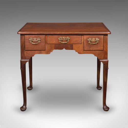 ANTIQUE CORRESPONDENCE TABLE ENGLISH LOWBOY WRITING DESK GEORGIAN C1780 - ADDITIONAL PHOTO 2