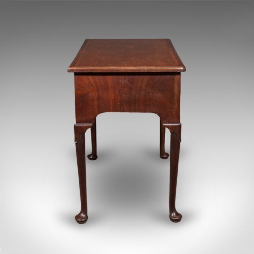 ANTIQUE CORRESPONDENCE TABLE ENGLISH LOWBOY WRITING DESK GEORGIAN C1780 - ADDITIONAL PHOTO 3