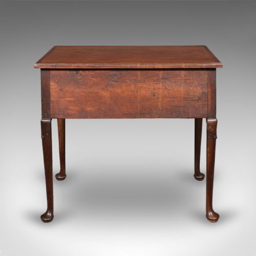 ANTIQUE CORRESPONDENCE TABLE ENGLISH LOWBOY WRITING DESK GEORGIAN C1780 - ADDITIONAL PHOTO 4