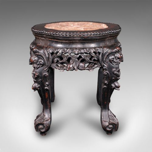 ANTIQUE LAMP TABLE ENGLISH EBONISED OCCASIONAL STOOL WINE STAND VICTORIAN - ADDITIONAL PHOTO 4