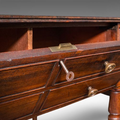 ANTIQUE READER'S TABLE ENGLISH PEMBROKE DROP LEAF OCCASIONAL REGENCY 1820 - ADDITIONAL PHOTO 9