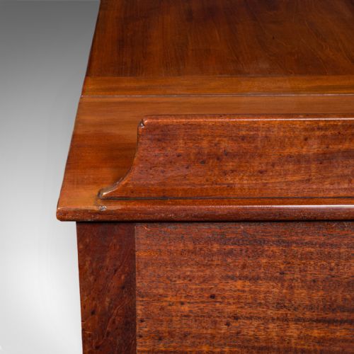 ANTIQUE WRITING TABLE ENGLISH KNEEHOLE DESK HOME OFFICE STUDY REGENCY 1820 - ADDITIONAL PHOTO 9