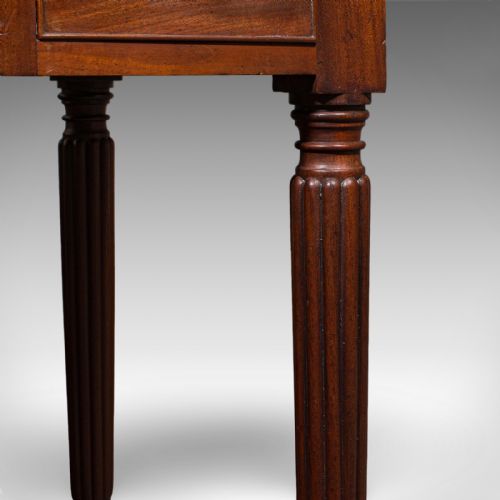ANTIQUE WRITING TABLE ENGLISH KNEEHOLE DESK HOME OFFICE STUDY REGENCY 1820 - ADDITIONAL PHOTO 11