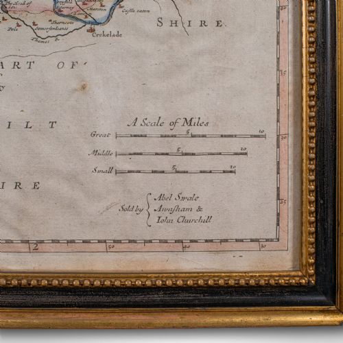 ANTIQUE GLOUCESTERSHIRE MAP ATLAS ENGLISH ROBERT MORDEN CARTOGRAPHY C1700 - ADDITIONAL PHOTO 8
