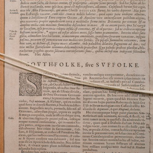 ANTIQUE SUFFOLK COUNTY MAP DUTCH ATLAS NOVUS JOAN BLAEU CARTOGRAPHY C1645 - ADDITIONAL PHOTO 11