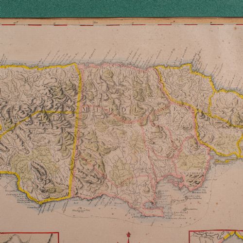 ANTIQUE JAMAICA MAP ENGLISH CARIBBEAN CARTOGRAPHY THOMAS JEFFERYS GEORGIAN - ADDITIONAL PHOTO 6