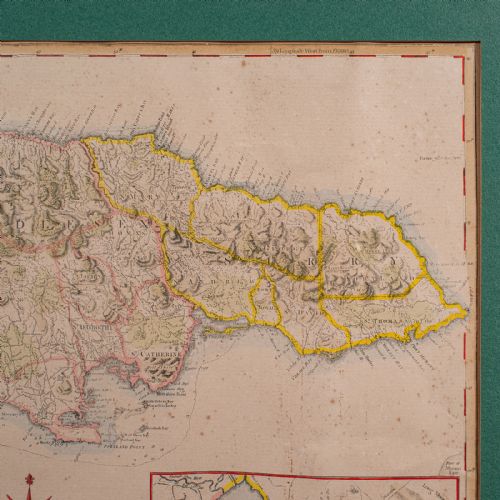 ANTIQUE JAMAICA MAP ENGLISH CARIBBEAN CARTOGRAPHY THOMAS JEFFERYS GEORGIAN - ADDITIONAL PHOTO 7