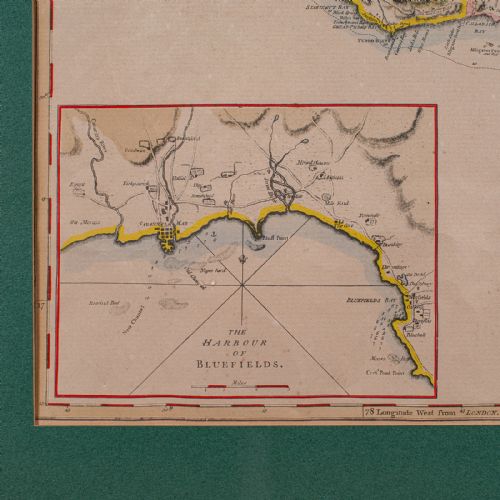 ANTIQUE JAMAICA MAP ENGLISH CARIBBEAN CARTOGRAPHY THOMAS JEFFERYS GEORGIAN - ADDITIONAL PHOTO 9
