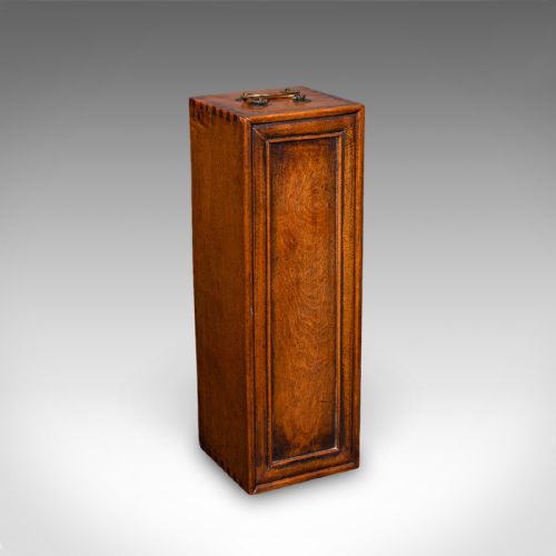 ANTIQUE WINE BOTTLE PRESENTATION CASE ENGLISH CHAMPAGNE MAGNUM BOX REGENCY - ADDITIONAL PHOTO 1