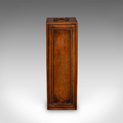 ANTIQUE WINE BOTTLE PRESENTATION CASE ENGLISH CHAMPAGNE MAGNUM BOX REGENCY - ADDITIONAL PHOTO 4