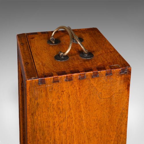 ANTIQUE WINE BOTTLE PRESENTATION CASE ENGLISH CHAMPAGNE MAGNUM BOX REGENCY - ADDITIONAL PHOTO 8
