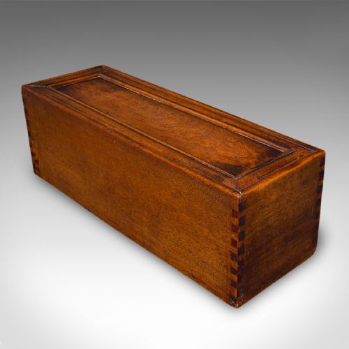 ANTIQUE WINE BOTTLE PRESENTATION CASE ENGLISH CHAMPAGNE MAGNUM BOX REGENCY - ADDITIONAL PHOTO 9