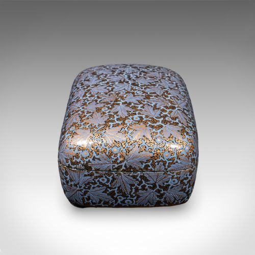 SMALL ANTIQUE SHARING BOX JAPANESE LACQUERED MEIJI KEEPSAKE CASE VICTORIAN - ADDITIONAL PHOTO 4