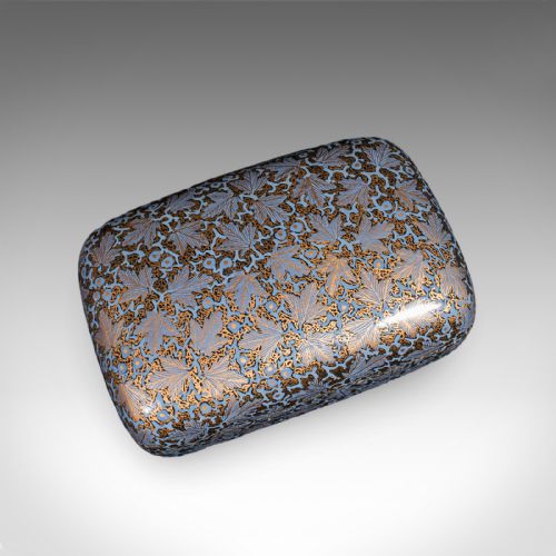 SMALL ANTIQUE SHARING BOX JAPANESE LACQUERED MEIJI KEEPSAKE CASE VICTORIAN - ADDITIONAL PHOTO 6