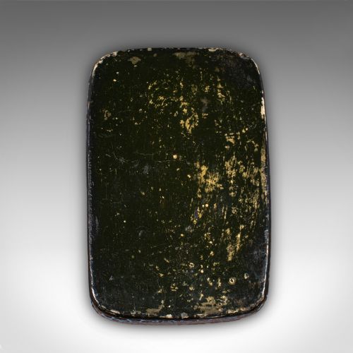 SMALL ANTIQUE SHARING BOX JAPANESE LACQUERED MEIJI KEEPSAKE CASE VICTORIAN - ADDITIONAL PHOTO 9