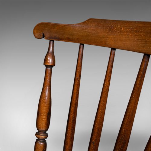SET OF 4 ANTIQUE STATION CHAIRS ENGLISH BEECH DINING SEAT RECEPTION EDWARDIAN - ADDITIONAL PHOTO 9