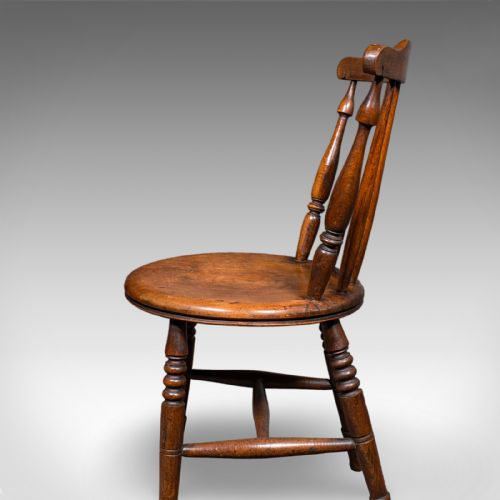 SET OF 4 ANTIQUE STATION CHAIRS ENGLISH BEECH DINING SEAT RECEPTION EDWARDIAN - ADDITIONAL PHOTO 11