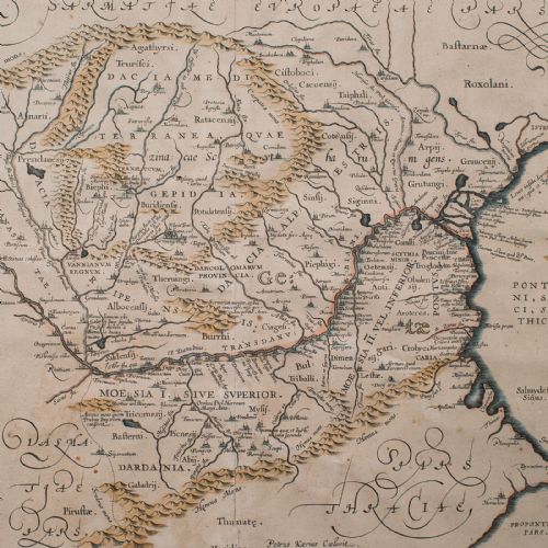 ANTIQUE CARTOGRAPHER'S SERVING TRAY ENGLISH PLATTER EUROPEAN MAP EDWARDIAN - ADDITIONAL PHOTO 6