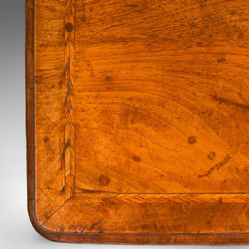 ANTIQUE LOWBOY ENGLISH WALNUT CORRESPONDENCE SCHOLAR'S TABLE GEORGIAN 1760 - ADDITIONAL PHOTO 8